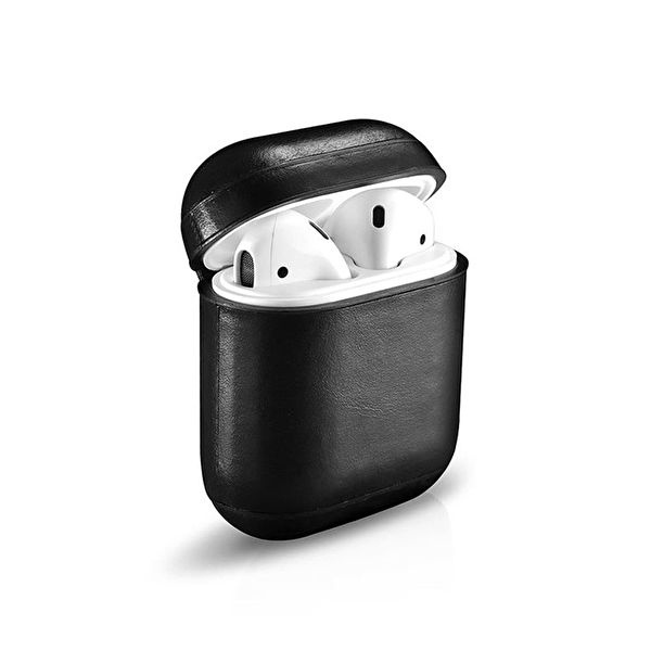 Leather case for Apple Airpods with buckle in the group HOME ELECTRONICS / Audio & Picture / Headphones & Accessories / Accessories at TP E-commerce Nordic AB (A20769)