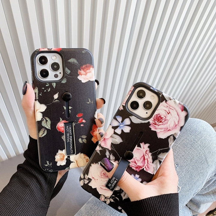Fashion case with finger holder - iPhone 12 Pro Max in the group SMARTPHONE & TABLETS / Phone cases / Apple / iPhone 12 Pro at TP E-commerce Nordic AB (A20851)