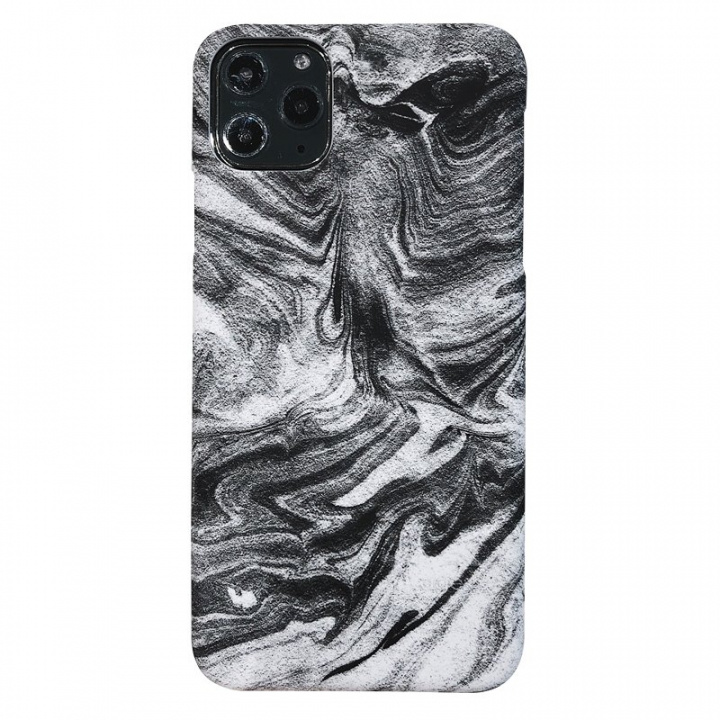 Abstrakt marmorskal till iPhone 12/12 Pro, Svart/Vit in the group SMARTPHONE & TABLETS / Phone cases / Apple / iPhone 12 at TP E-commerce Nordic AB (A20853)