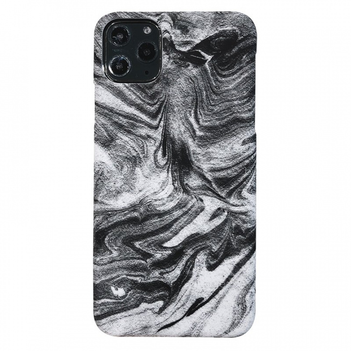 Abstract Marble Case for iPhone 12/12 Pro, Black/White in the group SMARTPHONE & TABLETS / Phone cases / Apple / iPhone 12 at TP E-commerce Nordic AB (A20853)