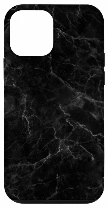 Abstract Marble Case for iPhone 12 Mini, Black in the group SMARTPHONE & TABLETS / Phone cases / Apple / iPhone 12 Mini / Cases at TP E-commerce Nordic AB (A20856)
