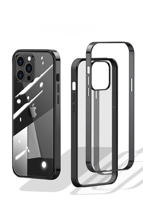 Stylish case with colored edges for iPhone 12 Mini in the group SMARTPHONE & TABLETS / Phone cases / Apple / iPhone 12 Mini / Cases at TP E-commerce Nordic AB (A20865)
