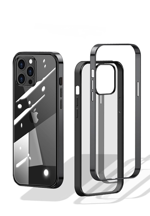Stylish case with colored edges for iPhone 12 Mini in the group SMARTPHONE & TABLETS / Phone cases / Apple / iPhone 12 Mini / Cases at TP E-commerce Nordic AB (A20866)