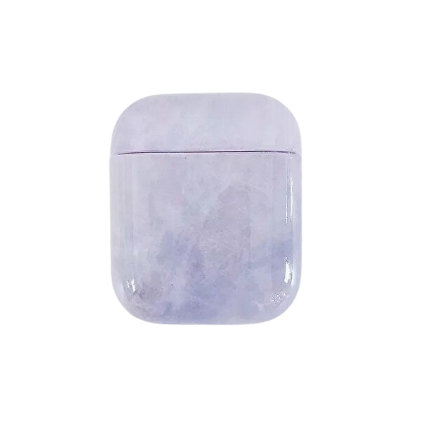 Protective case for Apple Airpods, Marble pattern, Purple in the group HOME ELECTRONICS / Audio & Picture / Headphones & Accessories / Accessories at TP E-commerce Nordic AB (A20907)