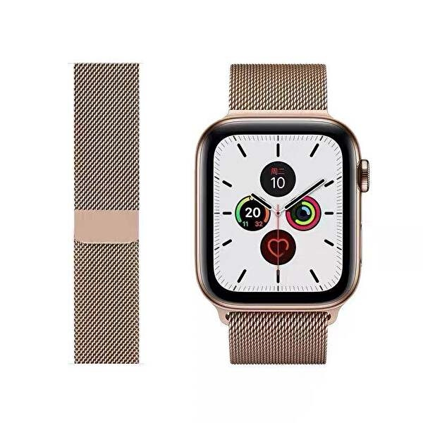 Metallarmband till Apple Watch 38/40mm, Roséguld in the group SMARTPHONE & TABLETS / Excercise, home & leisure / Apple Watch & Accessories / Accessories at TP E-commerce Nordic AB (A21146)