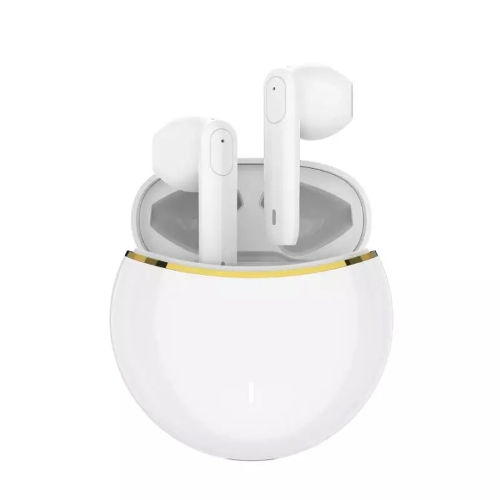 TWS BE70 - Trådlösa Bluetooth In-Ear Hörlurar, Vit in the group HOME ELECTRONICS / Audio & Picture / Headphones & Accessories / Headphones at TP E-commerce Nordic AB (A21808)