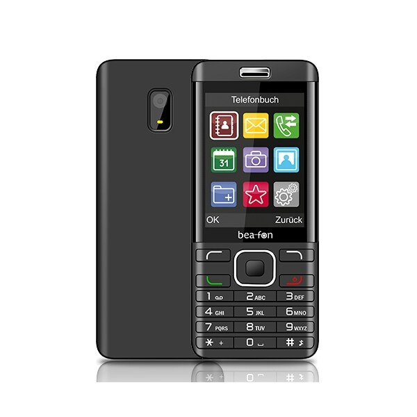 Beafon C350 - 2G, Enkel mobiltelefon med färgskärm, Svart in the group SMARTPHONE & TABLETS / Mobile phones & smartphones at TP E-commerce Nordic AB (A21892)