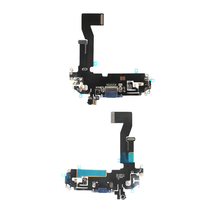 Charging connector with flex for iPhone 12 Pro, Blue in the group SMARTPHONE & TABLETS / Reservdelar at TP E-commerce Nordic AB (A22030)