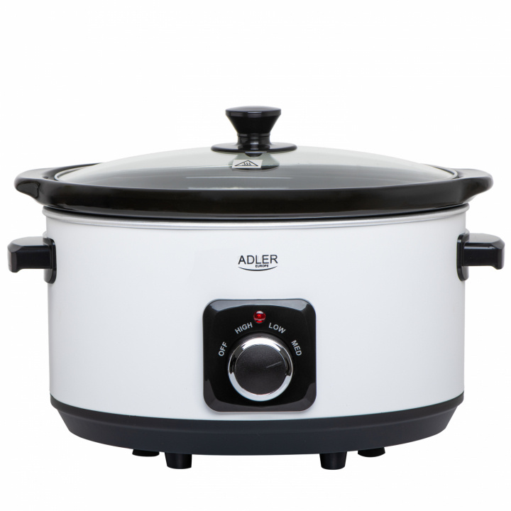 Adler AD 6413w Slow cooker 5,8L in the group HOME, HOUSEHOLD & GARDEN / Household appliances / Slowcookers at TP E-commerce Nordic AB (A22066)