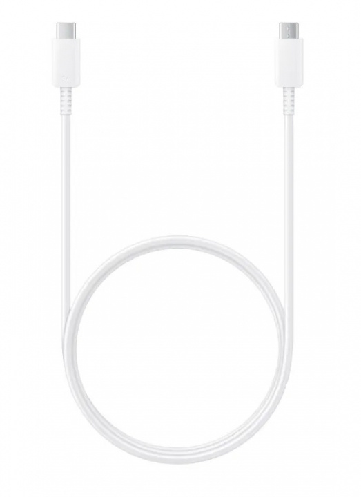 Samsung EP-DN975 Laddkabel USB-C till USB-C 5A, 1m, Vit in the group SMARTPHONE & TABLETS / Chargers & Cables / Cables / Cables Type C at TP E-commerce Nordic AB (A22070)