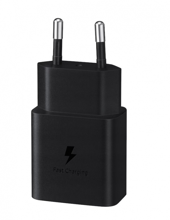 Samsung EP-T1510N USB-C PD 15W Väggladdare, Svart in the group SMARTPHONE & TABLETS / Chargers & Cables / Wall charger / Wall charger USB-C at TP E-commerce Nordic AB (A22072)
