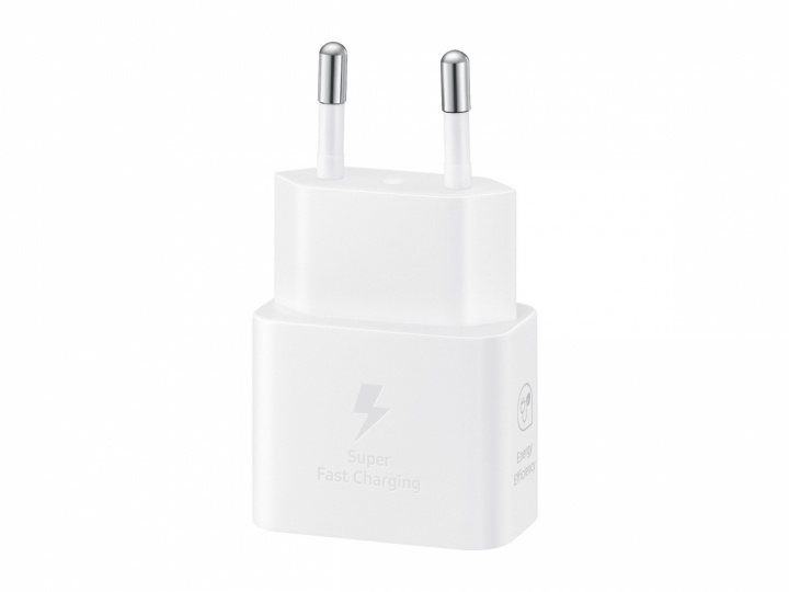 Samsung EP-T2510N GaN Väggladdare USB-C 25W, Vit in the group SMARTPHONE & TABLETS / Chargers & Cables / Wall charger / Wall charger USB-C at TP E-commerce Nordic AB (A22076)