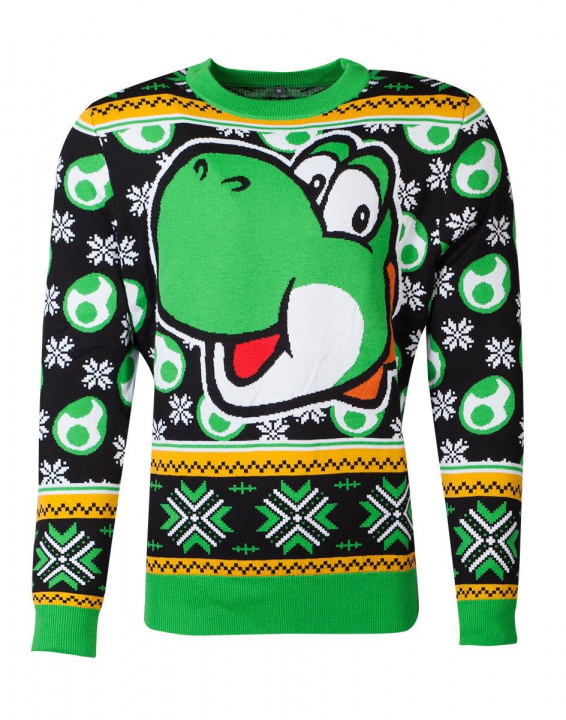 Difuzed Super Mario Yoshi Jultröja, L in the group Sport, leisure & Hobby / Accessories / T-shirts at TP E-commerce Nordic AB (A22121)