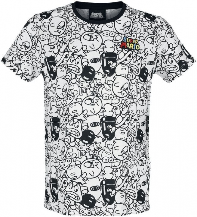 Difuzed Super Mario AOP Villain Men\'s T-shirt, L in the group Sport, leisure & Hobby / Accessories / T-shirts at TP E-commerce Nordic AB (A22124)