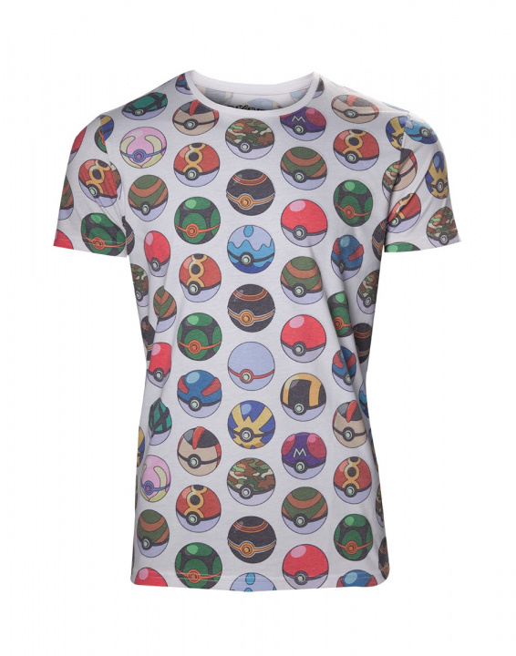 BIOWORLD Pokémon Pokéball T-shirt, XS in the group Sport, leisure & Hobby / Accessories / T-shirts at TP E-commerce Nordic AB (A22168)