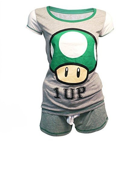 Bioworld Nintendo 1-up Pyjamasset, XS in the group Sport, leisure & Hobby / Accessories / T-shirts at TP E-commerce Nordic AB (A22231)