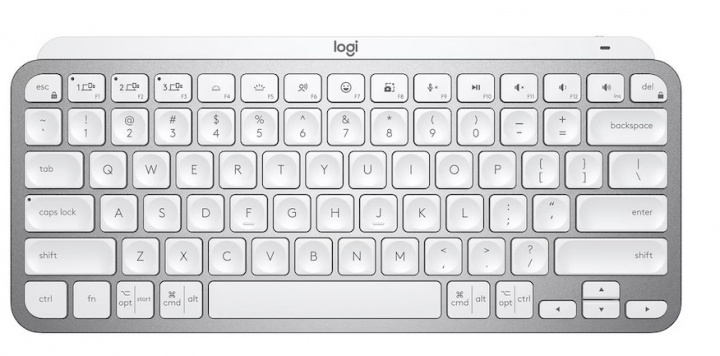 Logitech MX Keys Mini, Light Gray in the group COMPUTERS & PERIPHERALS / Mice & Keyboards / Keyboards / Wireless at TP E-commerce Nordic AB (A22262)