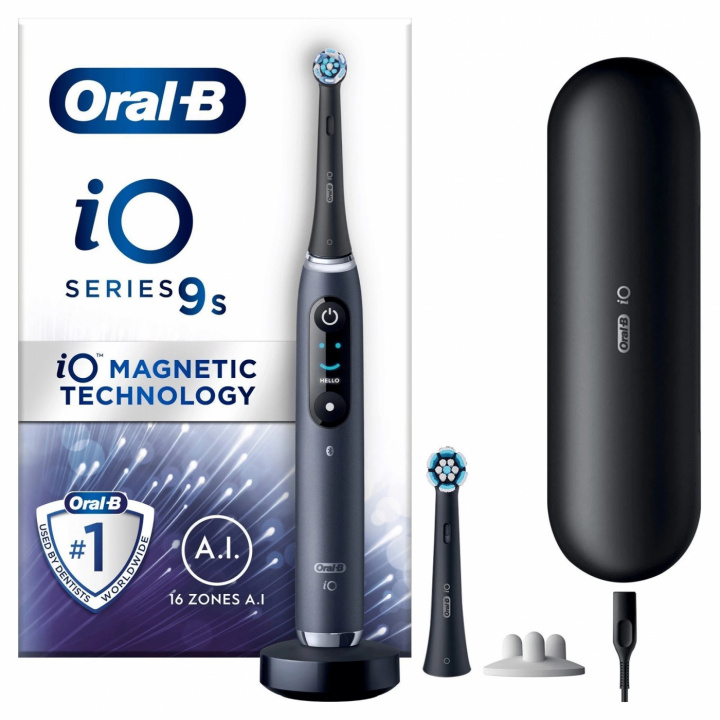 Oral-B iO9s Series M9 Eltandborste, Svart in the group BEAUTY & HEALTH / Oral care / Electric toothbrushes at TP E-commerce Nordic AB (A22267)