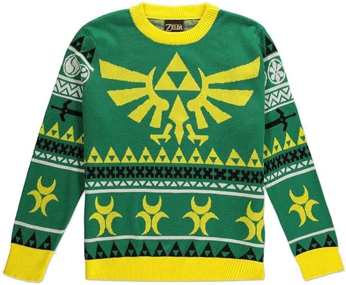 Difuzed Zelda Hyrule Bright Knitted Christmas Jumper, S in the group Sport, leisure & Hobby / Accessories / T-shirts at TP E-commerce Nordic AB (A22350)