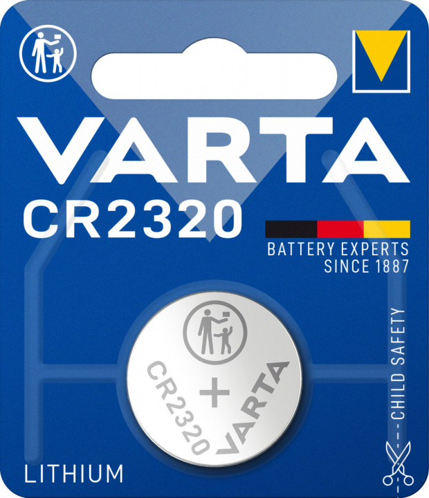 Varta CR2320 Lithium Coin 1-Pack in the group HOME ELECTRONICS / Batteries & Chargers / Batteries / Button cell at TP E-commerce Nordic AB (A22376)