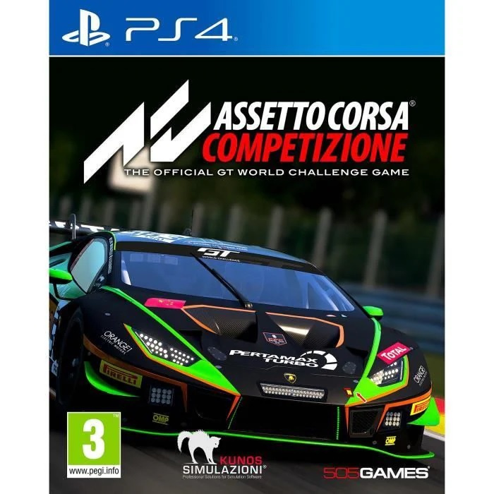 Assetto Corsa Competizione (PS4) in the group HOME ELECTRONICS / Game consoles & Accessories / Sony PlayStation 4 / Games at TP E-commerce Nordic AB (A22382)