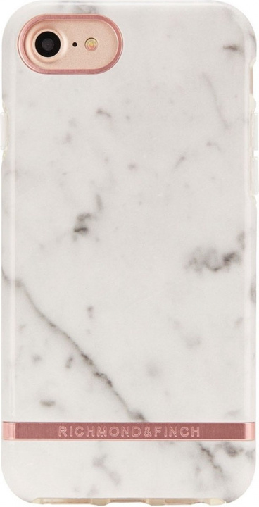 Richmond & Finch iPhone 7/8/SE2 Case, White Marble in the group SMARTPHONE & TABLETS / Phone cases / Apple / iPhone SE (2nd gen & 3rd gen) / Cases at TP E-commerce Nordic AB (A22388)