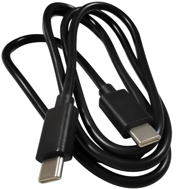 Cable USB-C - USB-C, 3A, 1m, Black in the group SMARTPHONE & TABLETS / Chargers & Cables / Cables / Cables Type C at TP E-commerce Nordic AB (A22401)