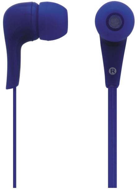 Earphones, in-ear with Microphone, Blue in the group HOME ELECTRONICS / Audio & Picture / Headphones & Accessories / Headphones at TP E-commerce Nordic AB (A22420)