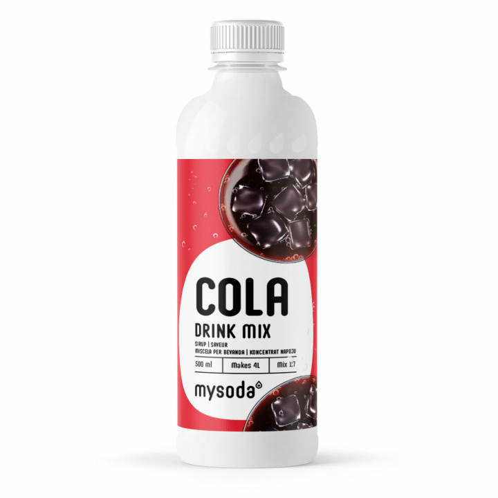 Mysoda Cola 500 ml - Ger 4L dryck in the group HOME, HOUSEHOLD & GARDEN / Household appliances / Water & Juice / Carbonation machines / Flavors at TP E-commerce Nordic AB (A22715)
