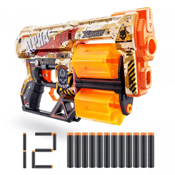 Zuru X-Shot Skins Dread Alpha Zone, Beige in the group TOYS, KIDS & BABY PRODUCTS / Toys / Action play at TP E-commerce Nordic AB (A22719)