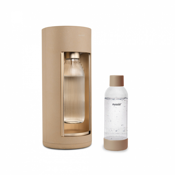 Mysoda Glassy sparkling water maker, Latte in the group HOME, HOUSEHOLD & GARDEN / Household appliances / Water & Juice / Carbonation machines / Carbonation machines at TP E-commerce Nordic AB (A22776D)