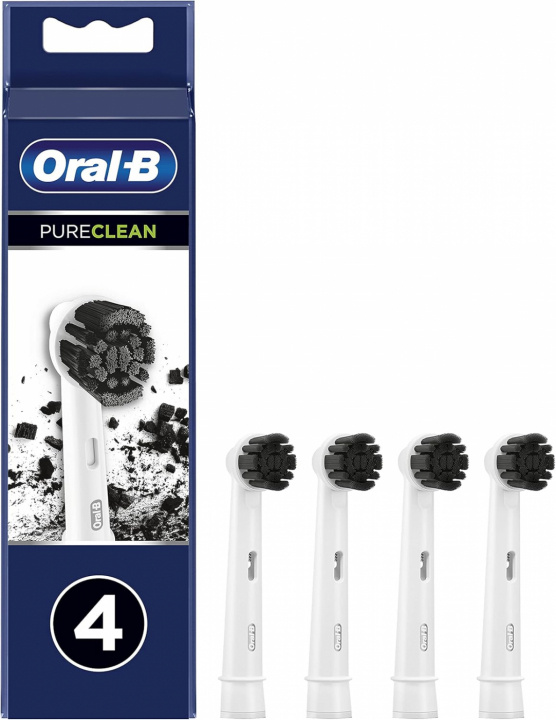 Oral-B Pure Clean 4-Pack in the group BEAUTY & HEALTH / Oral care / Accessories for electric toothbrushes at TP E-commerce Nordic AB (A22892)