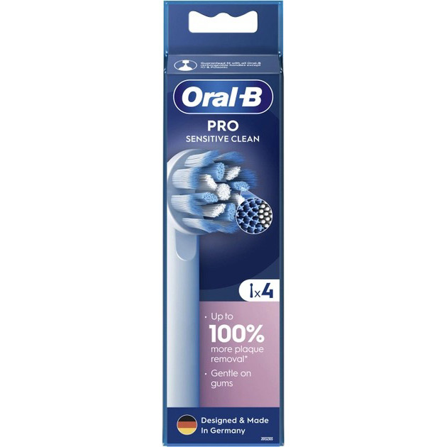 Oral-B Pro Sensitive Clean 4-pack in the group BEAUTY & HEALTH / Oral care / Accessories for electric toothbrushes at TP E-commerce Nordic AB (A22895)
