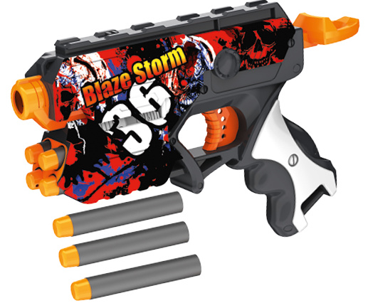 Blaze Storm Soft Bullet Gun ZC7200 w/5 Soft in the group TOYS, KIDS & BABY PRODUCTS / Toys / Action play at TP E-commerce Nordic AB (A22896)