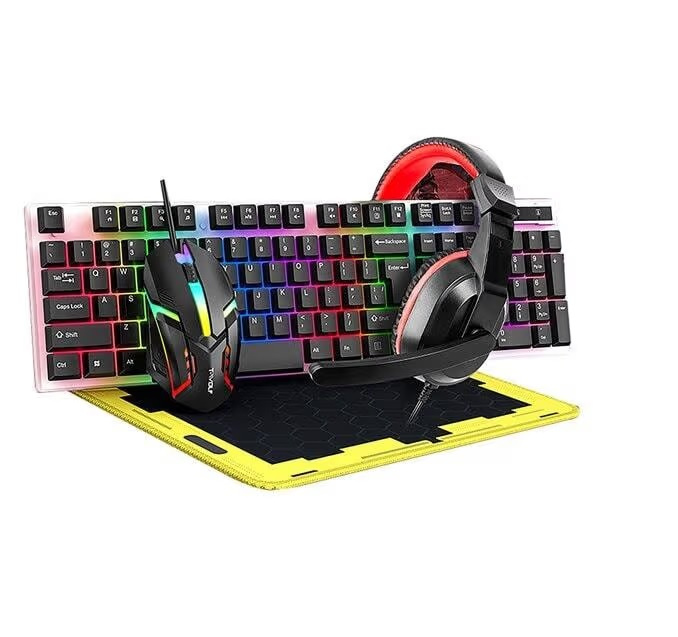 United GCS2491 Gaming Combo Set - Keyboard, Mouse, Mouse pad & Headset in the group COMPUTERS & PERIPHERALS / GAMING / Keyboards at TP E-commerce Nordic AB (A22899)