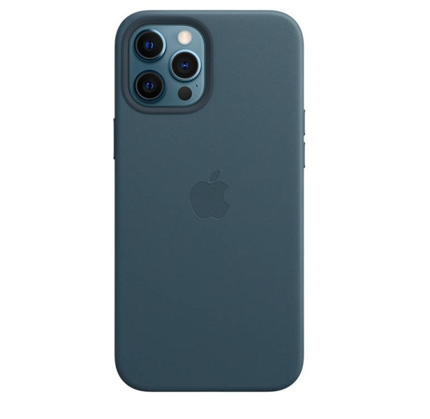 Apple iPhone 12 Pro Max Leather Case Baltic Blue in the group SMARTPHONE & TABLETS / Phone cases / Apple / iPhone 12 Pro at TP E-commerce Nordic AB (A22908)
