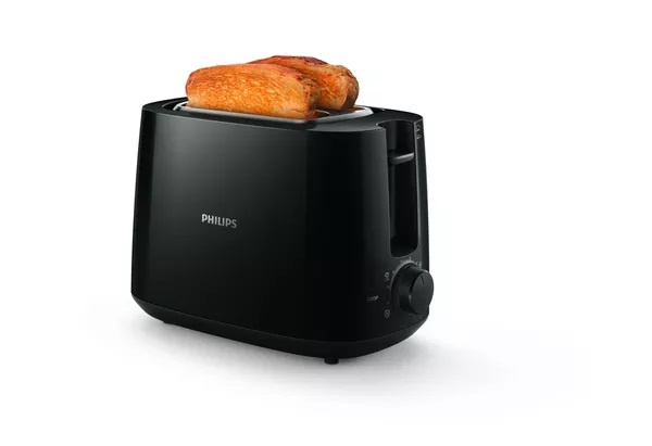 Philips HD2581 - Brödrost För 2 Skivor, Svart in the group HOME, HOUSEHOLD & GARDEN / Household appliances / Toasters & Bread grills / Toasters at TP E-commerce Nordic AB (A22922)