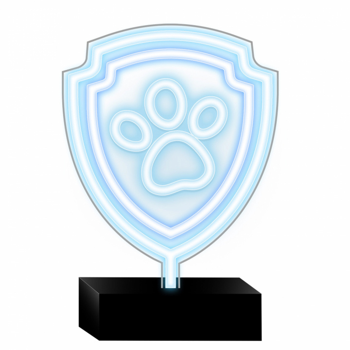 Paw Patrol Neon Lampa - Tass in the group TOYS, KIDS & BABY PRODUCTS / Children\'s room / Baby lamps / Table lamps at TP E-commerce Nordic AB (A22971)