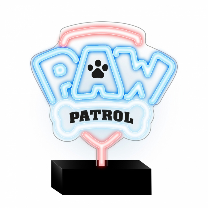 Paw Patrol OW-120146 Bordslampa med Neon LED, Logo in the group TOYS, KIDS & BABY PRODUCTS / Children\'s room / Baby lamps / Table lamps at TP E-commerce Nordic AB (A22988)