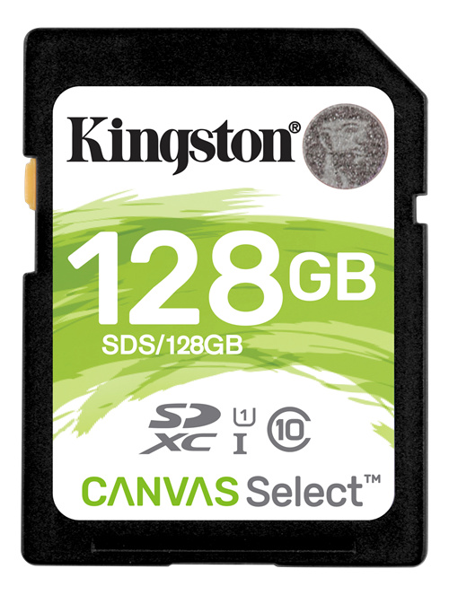 Kingston Canvas Select SDXC-kort, 128GB klass 10 in the group HOME ELECTRONICS / Storage media / Memory cards / SD/SDHC/SDXC at TP E-commerce Nordic AB (A23044)