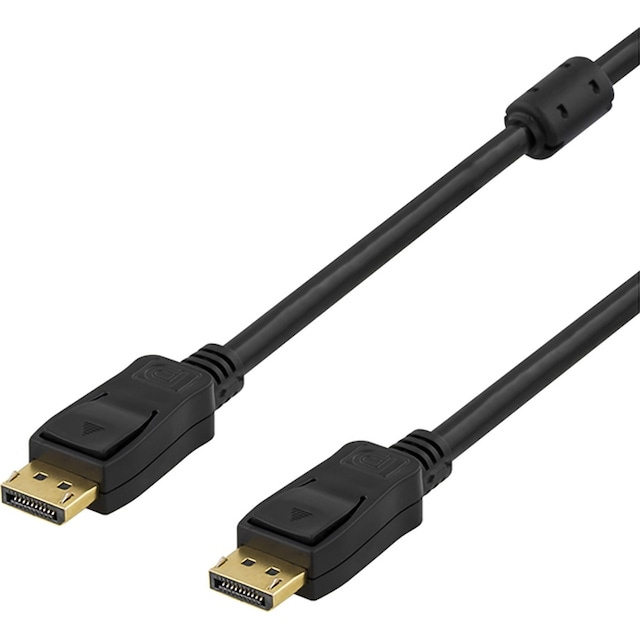 Deltaco DisplayPort 1.2 kabel (2 m) in the group COMPUTERS & PERIPHERALS / Computer cables / DisplayPort / Cables at TP E-commerce Nordic AB (A23107)
