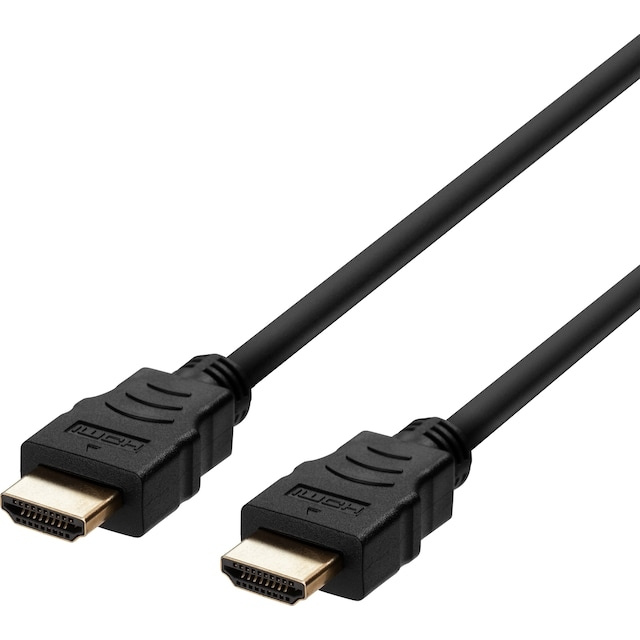 Deltaco 8K HDMI 2.1-kabel (2 m, svart) in the group HOME ELECTRONICS / Cables & Adapters / HDMI / Cables at TP E-commerce Nordic AB (A23108)