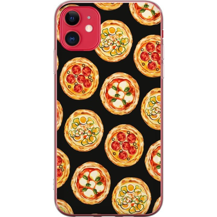 Mobile case for Apple iPhone 11 with Pizza design in the group SMARTPHONE & TABLETS / Phone cases / Apple / iPhone 11 at TP E-commerce Nordic AB (A50040)