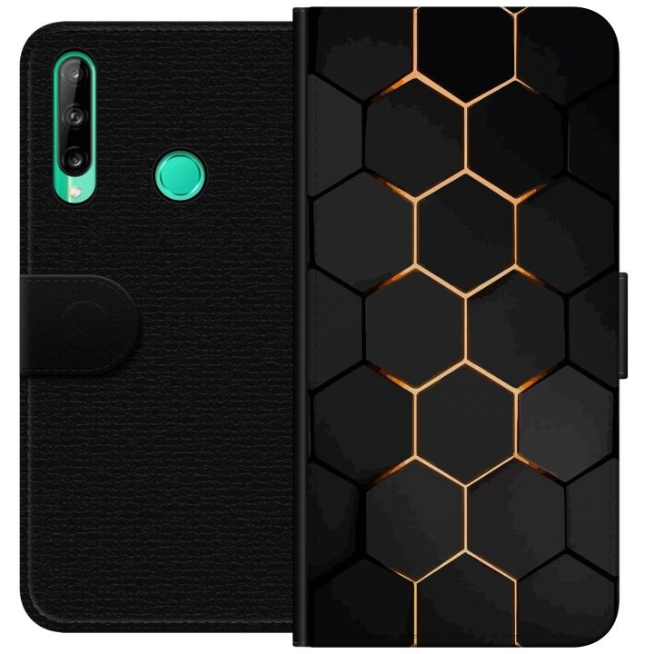 Wallet case for Huawei P40 lite E with Luxurious Pattern design in the group SMARTPHONE & TABLETS / Phone cases / Huawei/Honor at TP E-commerce Nordic AB (A53481)
