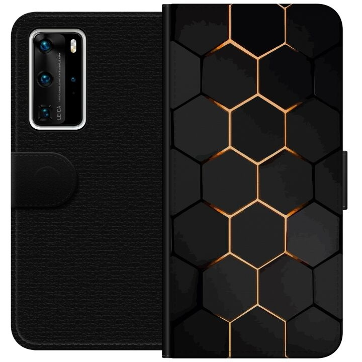 Wallet case for Huawei P40 Pro with Luxurious Pattern design in the group SMARTPHONE & TABLETS / Phone cases / Huawei/Honor at TP E-commerce Nordic AB (A53535)