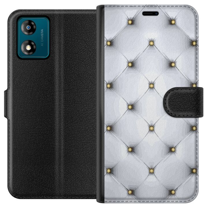 Wallet case for Motorola Moto E13 with Luxurious design in the group SMARTPHONE & TABLETS / Phone cases / Motorola at TP E-commerce Nordic AB (A53977)