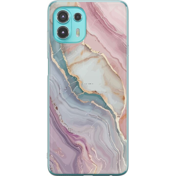 Mobile case for Motorola Edge 20 Lite with Marble design in the group SMARTPHONE & TABLETS / Phone cases / Motorola at TP E-commerce Nordic AB (A54039)