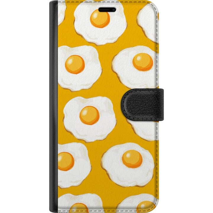 Wallet case for Motorola Moto G54 with Fried egg design in the group SMARTPHONE & TABLETS / Phone cases / Motorola at TP E-commerce Nordic AB (A55153)