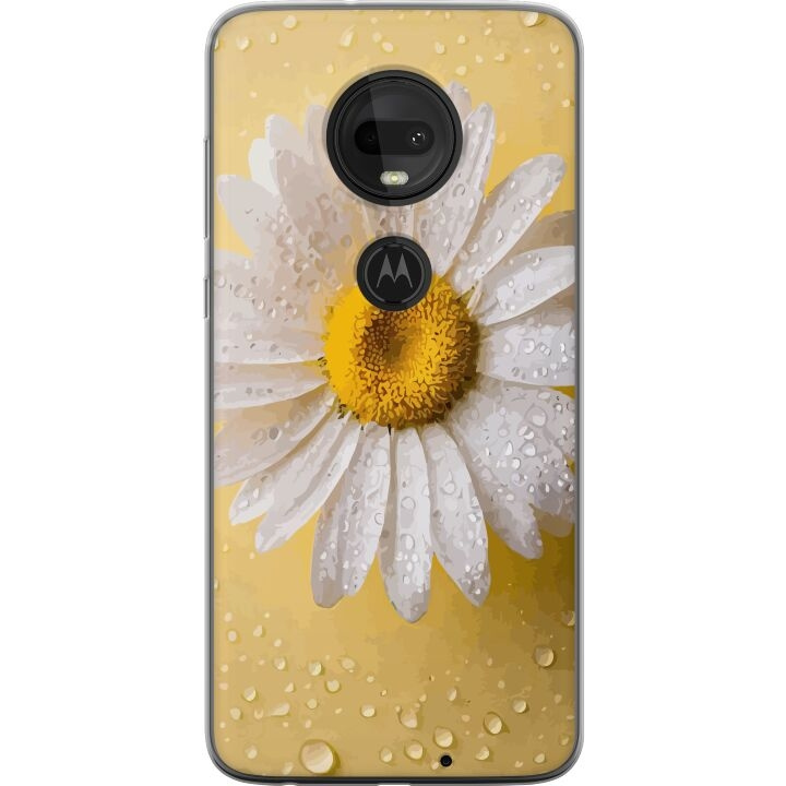 Mobile case for Motorola Moto G7 with Porslinsblomma design in the group SMARTPHONE & TABLETS / Phone cases / Motorola at TP E-commerce Nordic AB (A55259)