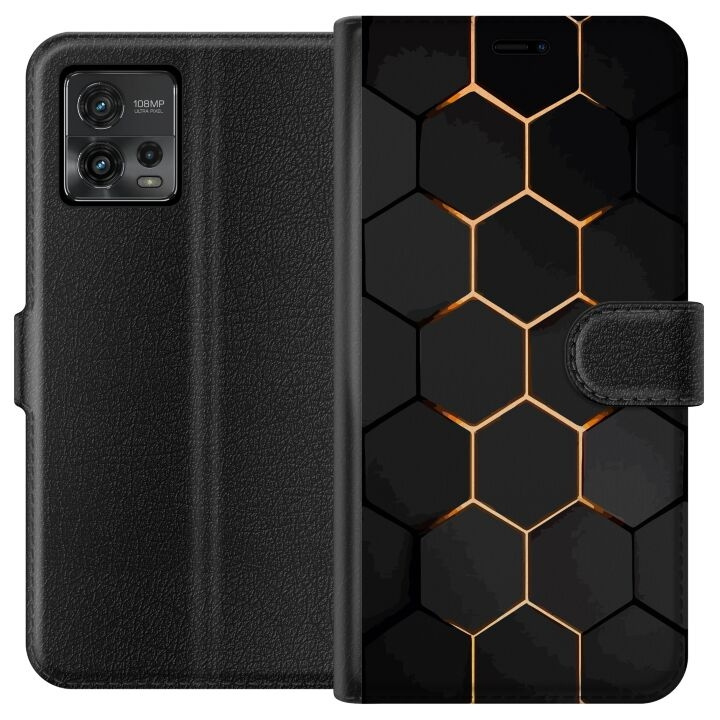 Wallet case for Motorola Moto G72 with Luxurious Pattern design in the group SMARTPHONE & TABLETS / Phone cases / Motorola at TP E-commerce Nordic AB (A55338)